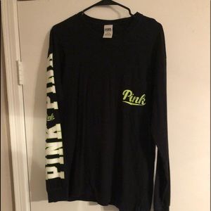 Black long sleeve (pink)